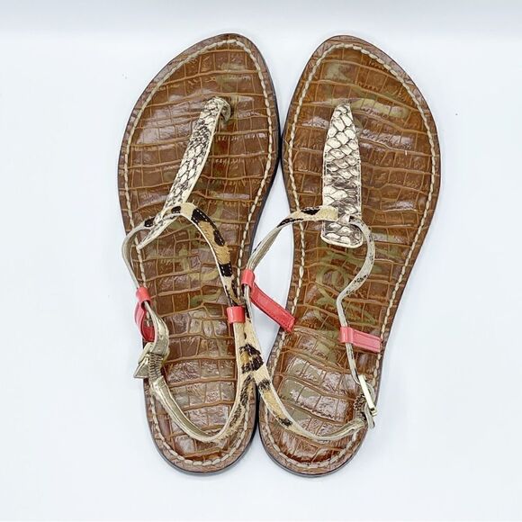 Sam Edelman GiGi animal print sandals - Women's 7 - Picture 6 of 9